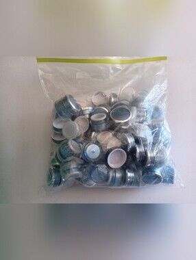 New Hydropeptide Bag Of Empty Sample Jars 05 Oz